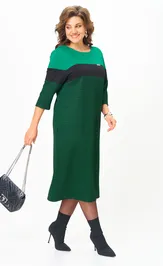 Платье Michel Chic 2188 зеленый, черный