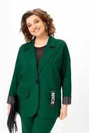 Suit Michel Chic #1437 kostyum glubokij izumrud