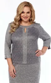 Dress LadyThreeStars 2296 seryj