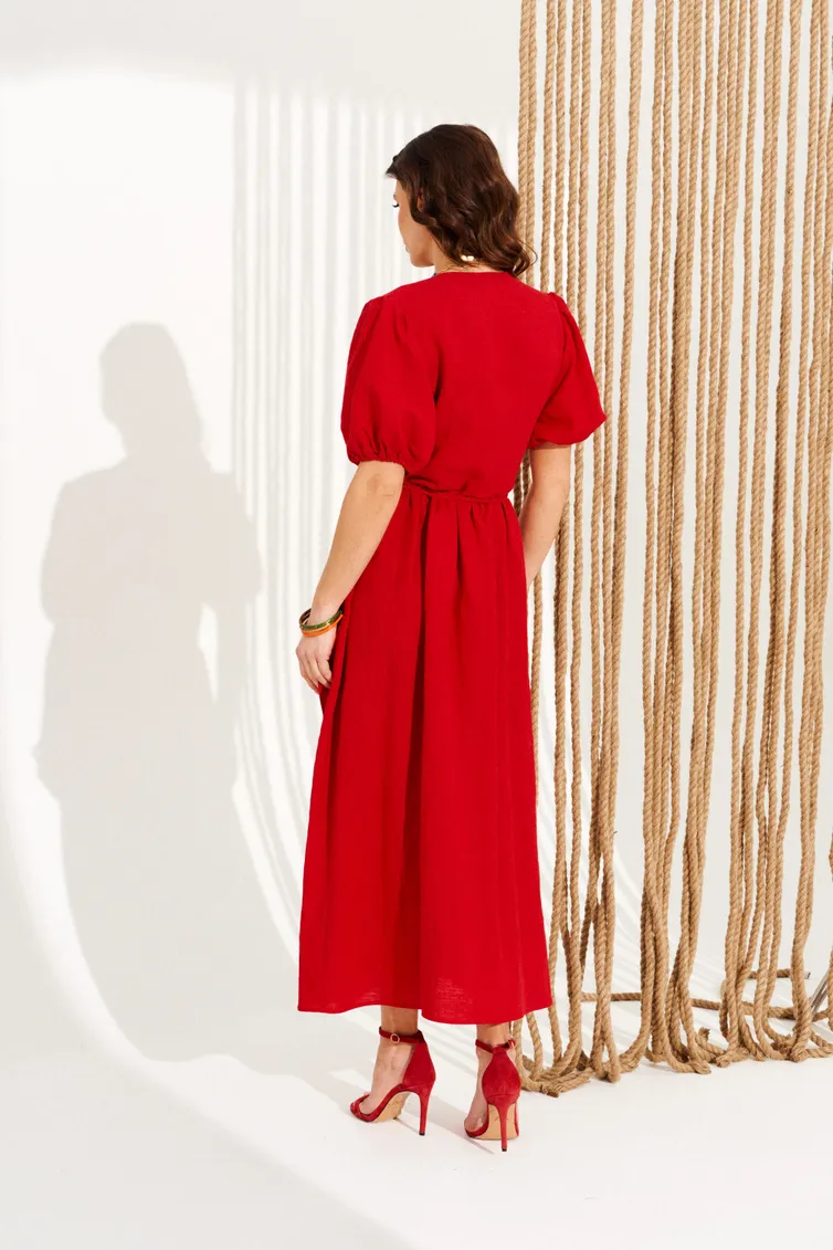 Dress Elletto Life #11131 krasnyj