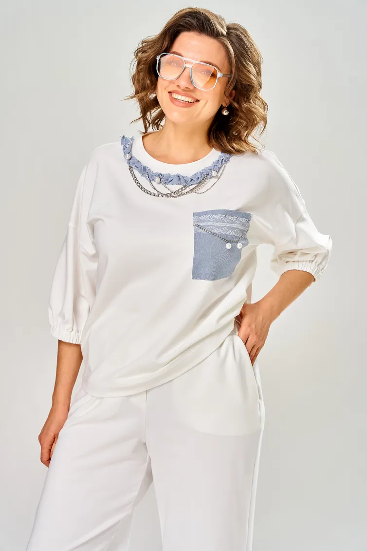 Bluzka ANDINA CITY #3022-26