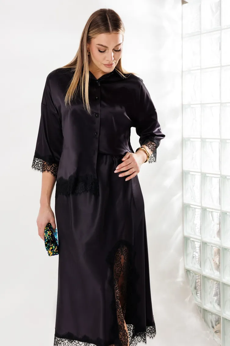 Garnitur Anastasia #1331 chernichnyj