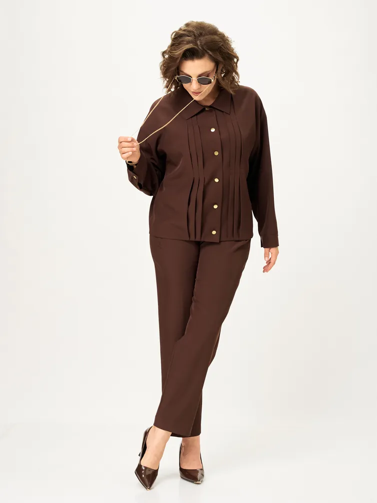 Garnitur Vilena-fashion #1171 shokolad