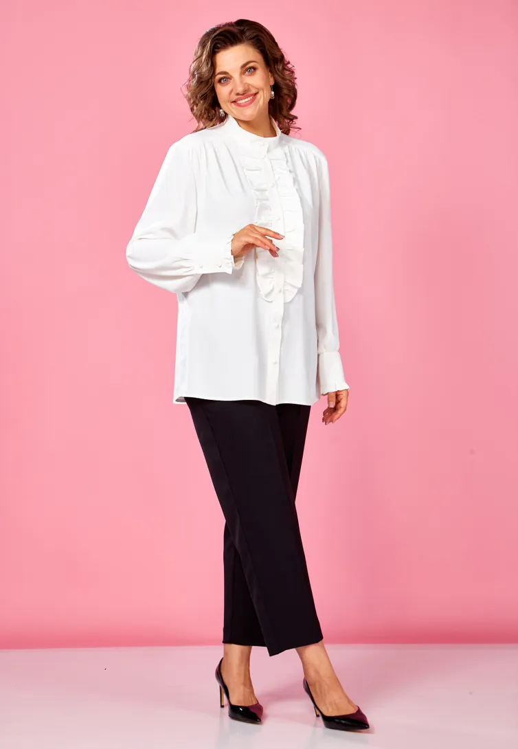 Bluzka Ava fashion #M-133 molochnyj
