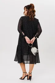 Платье Michel Chic арт. 2164 черный, горох