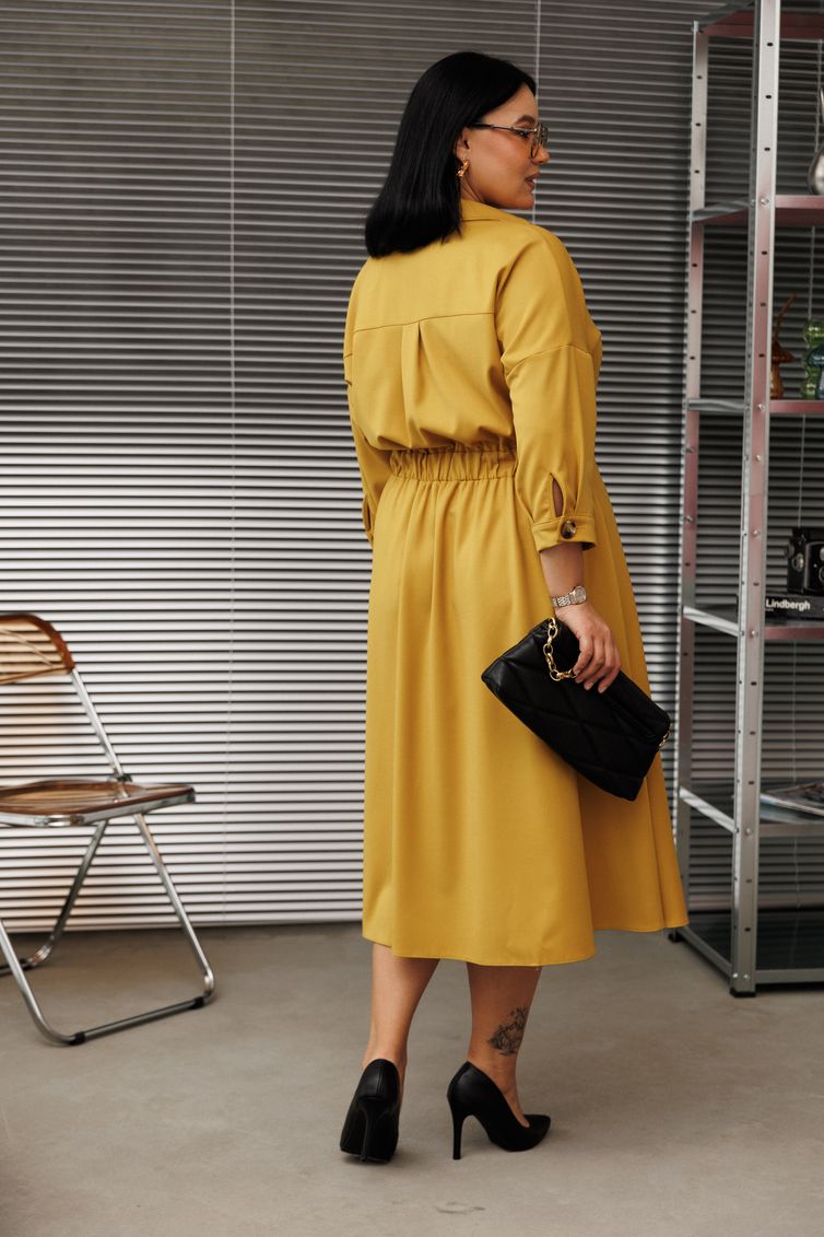 Платье Anastasia арт. 1229 горчица