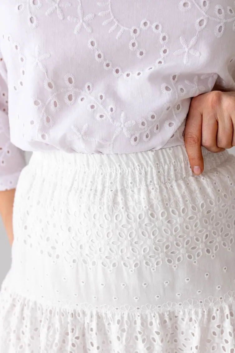 Skirt TOOK A LOOK & Angelika #MYu-951 belyj