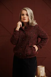 Żakiet Anastasia #1410 bordo