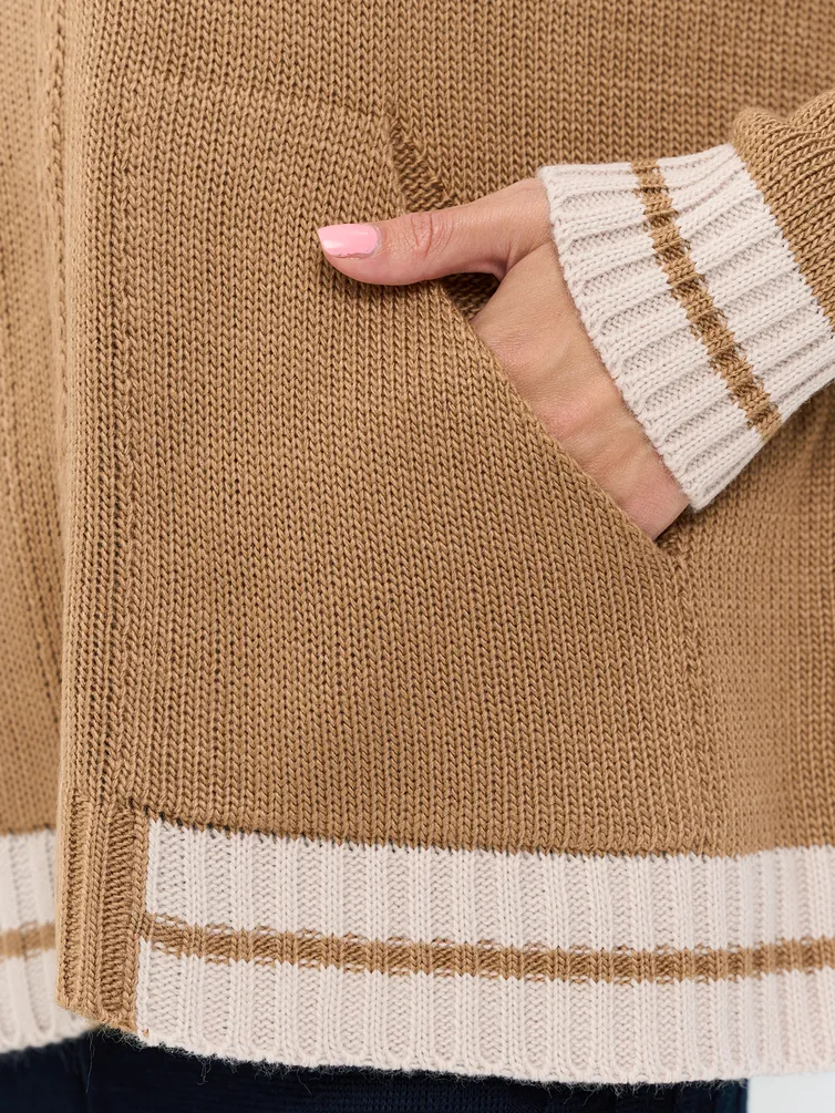 Sweter Newvay #9252-91055 karamelnyj kofe/vanil