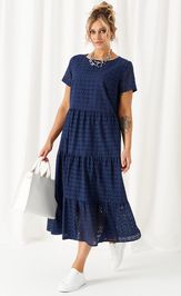 Платье Beautiful & Free 6462 синий