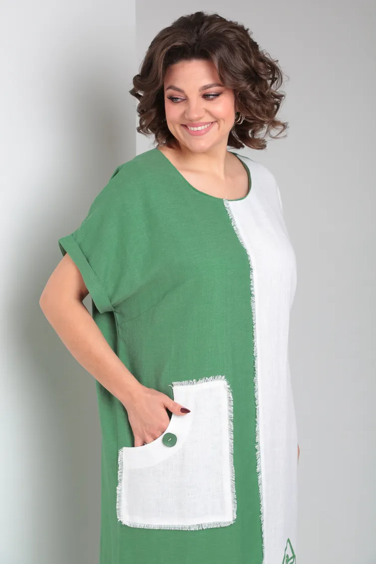 Dress Rishelie #0948 mox