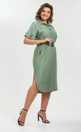 Dress Rishelie 0983 oliv