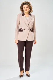 Garnitur Anastasia MAK #1315 korichnevyj+pudra