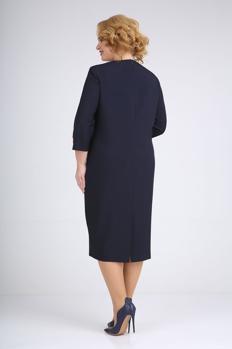 Dress Ivelta plus #1775 temno-sin