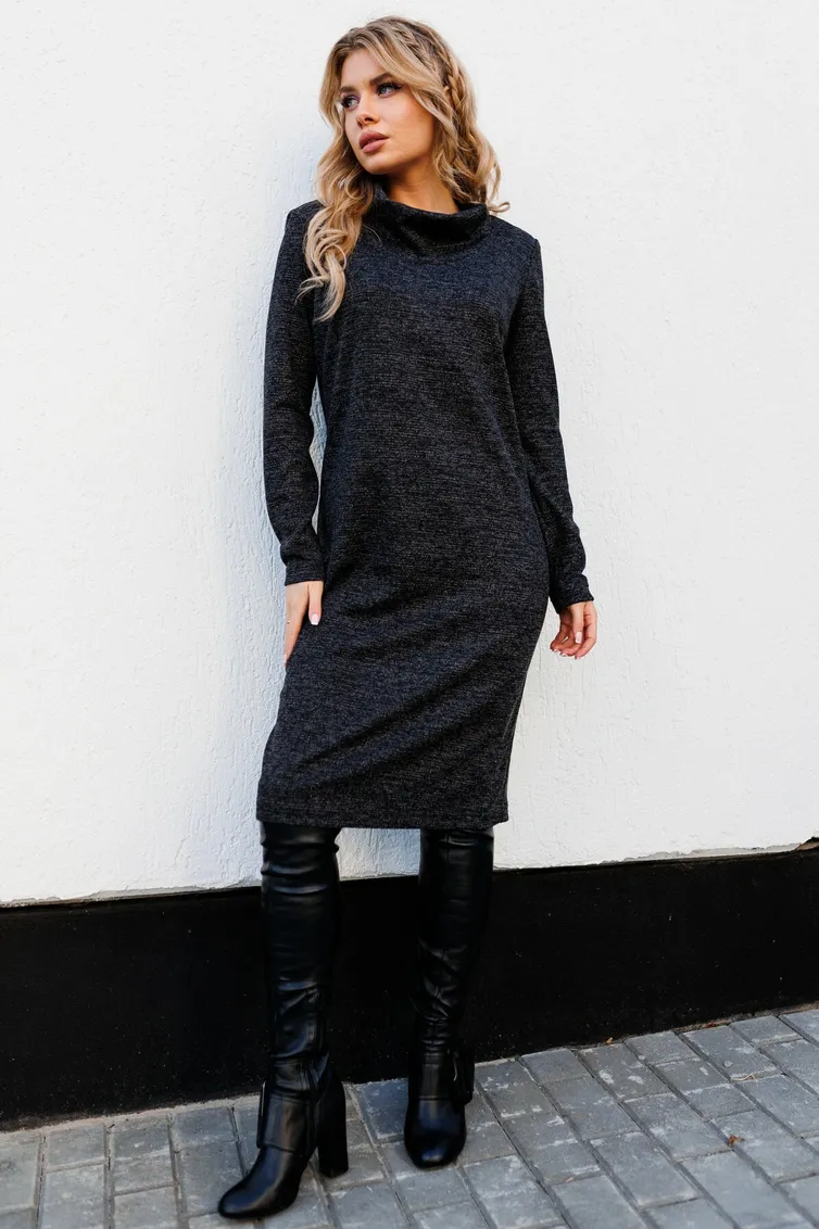 Dress Amori #9788 164 chernyj grafit