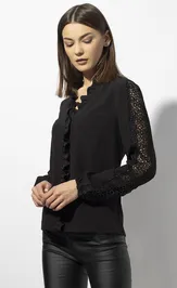 Blouse VIZAVI 652 chernyj