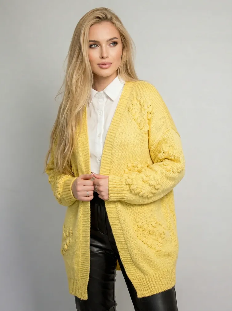 Кардиган BELANGE арт. 3021 желтый