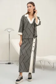 Suit Fantazia Mod #4640 chern+bezh