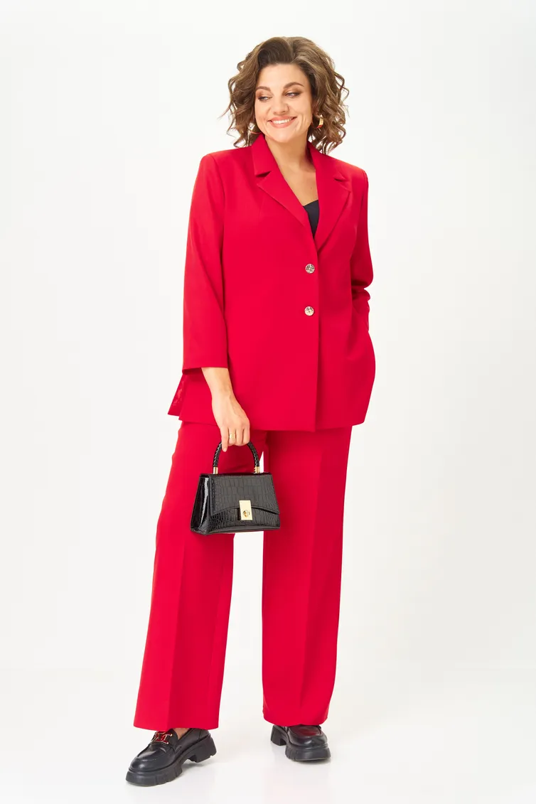 Suit Vilena-fashion #1094 krasnyj