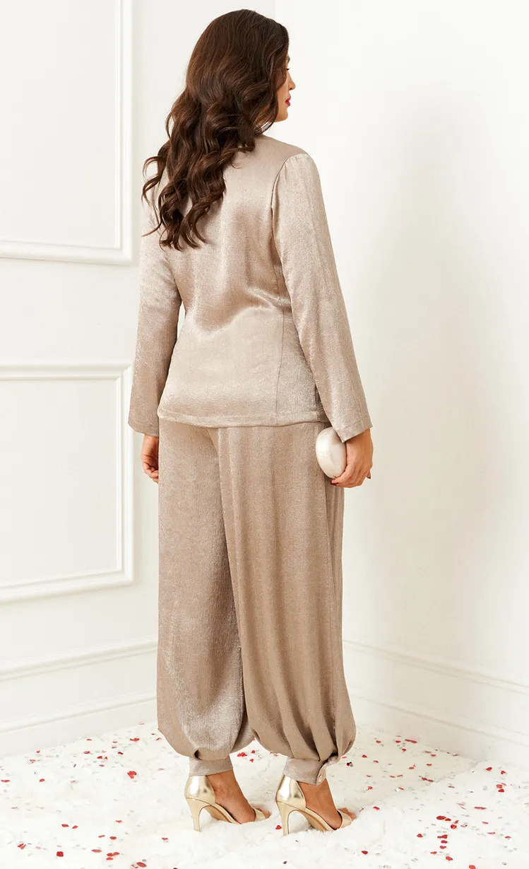 Garnitur Beautiful & Free #6399 kapuchino