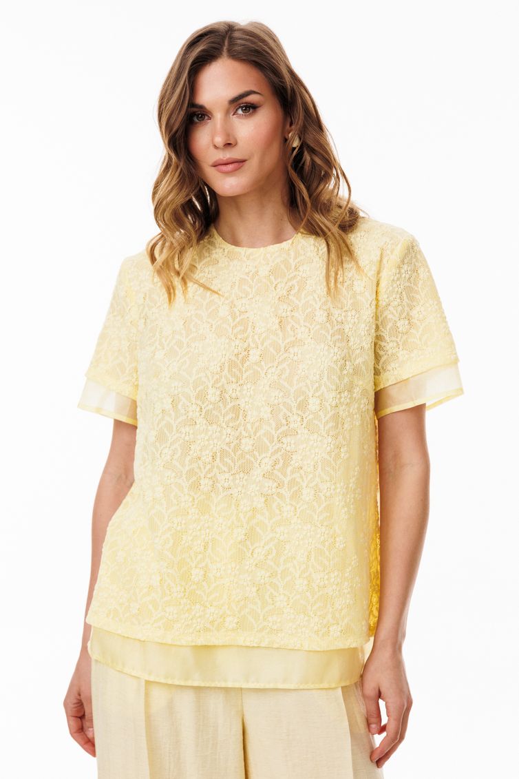 Блузка EOLA арт. 3121 сливочное масло