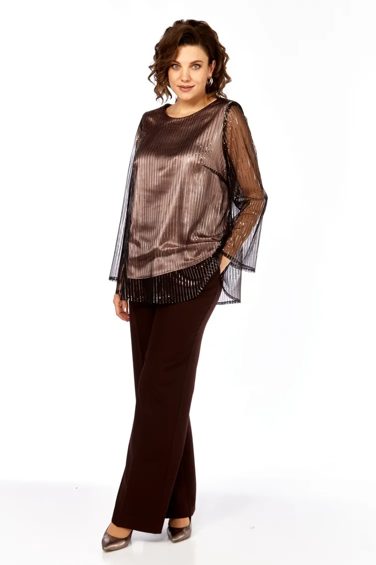 Suit Milora #1407 shokolad