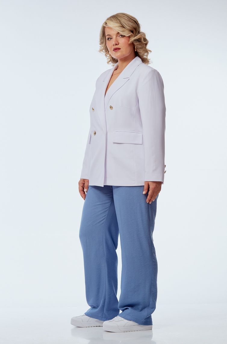 Костюм OVERYOU арт. 246/1 белый с голубым