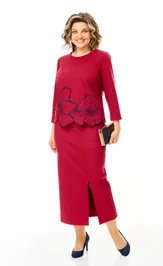 Suit Michel Chic 1469 krasnyj