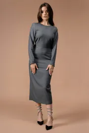 Sukienka JRSy #2369 seryj