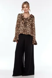 Zestaw Ladis Line #1537 leopard+chernyj