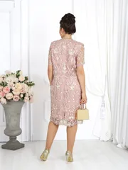 Dress Ninele #7474 temnaya pudr