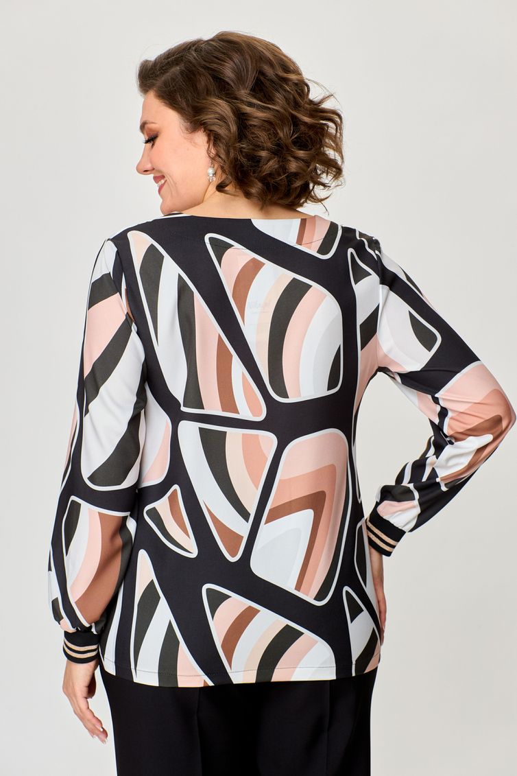 Blouse nika.pl #0401602 M&M-16 korichnevyj