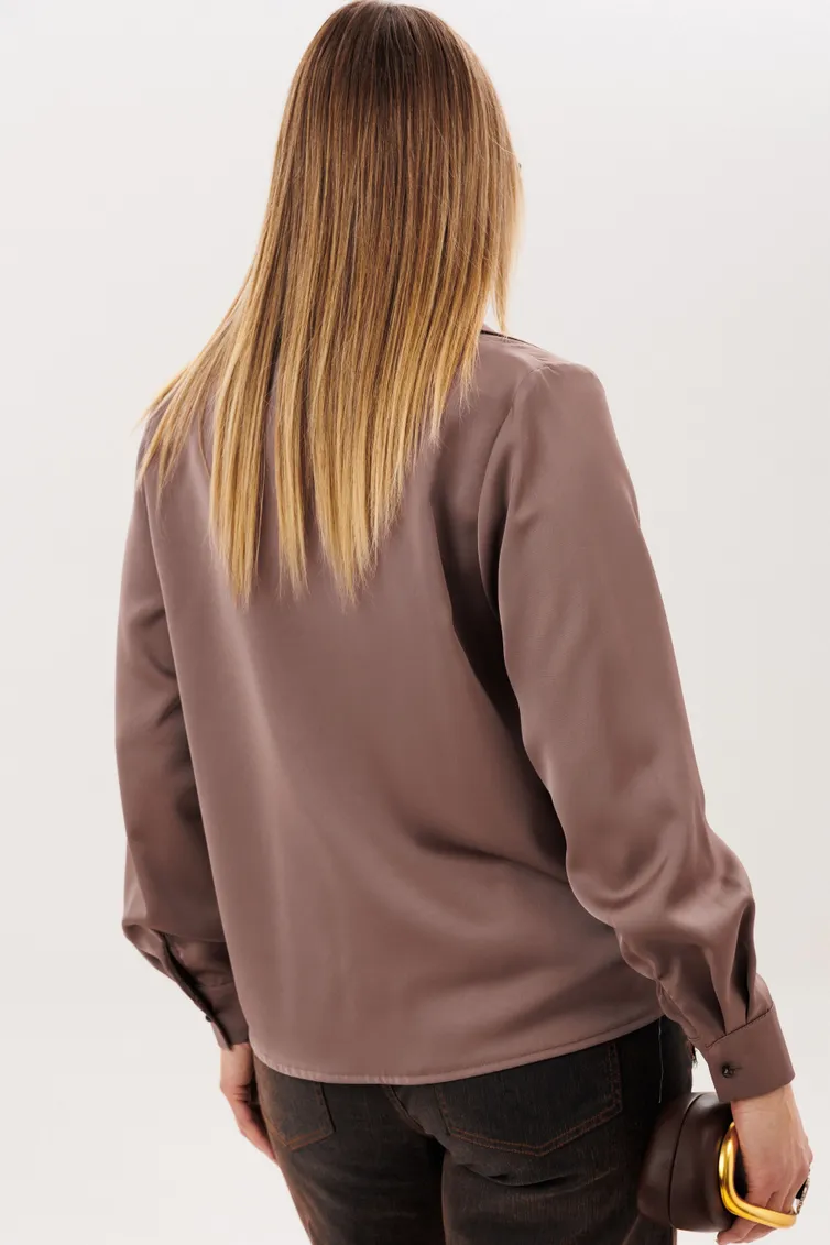 Blouse Anelli Laurel #1663 poceluj kapuchino