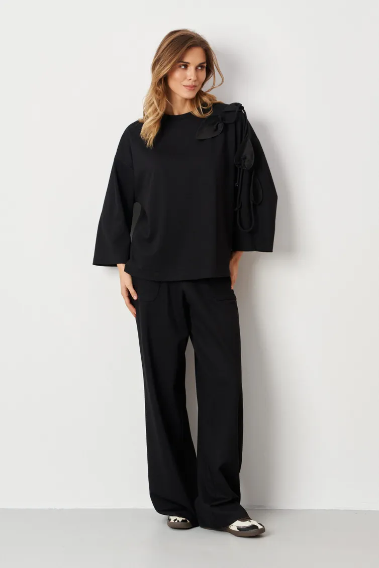 Trousers Panda #123360 chernyj