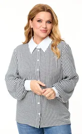 Koszula Abbi 4024 gusinaya-lapka