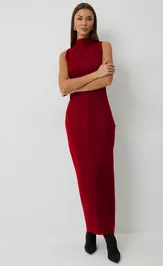Sukienka V&N fashion 1086 krasnyj