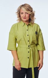 Комплект OVERYOU 248/1 фисташка с черно-белым