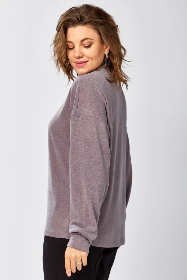 Лонгслив BegiModa #4156 fioletovyj pepel