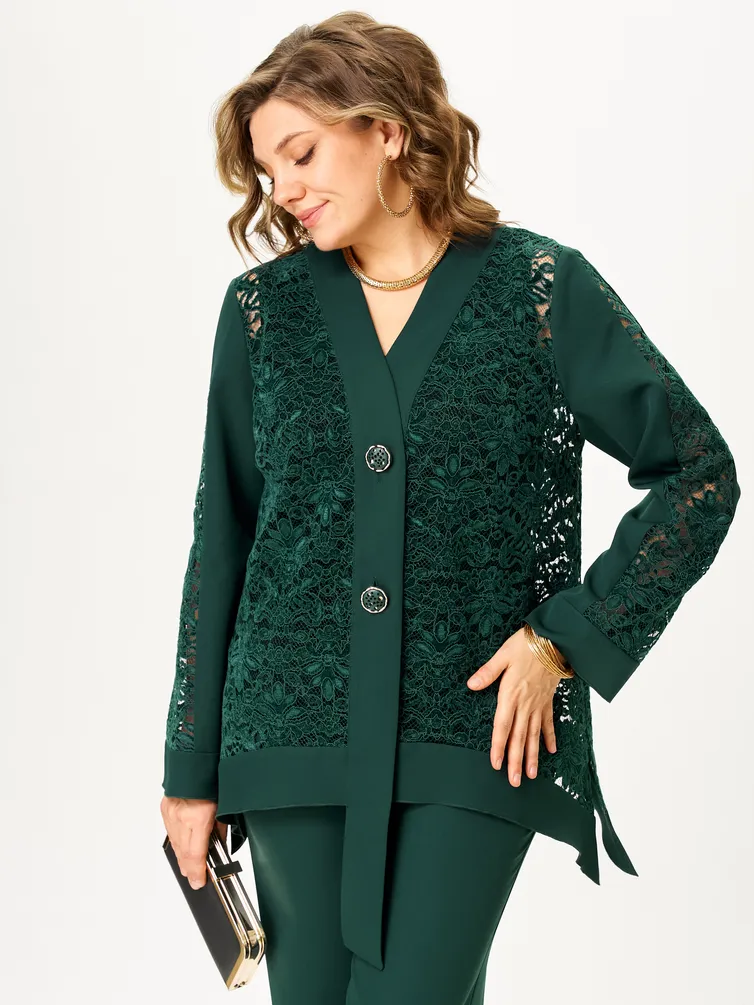 Suit Vilena-fashion #1162 izumrud