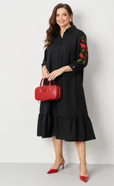 Sukienka PND 89380 chernyj