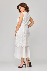 Sukienka Anastasia MAK #1194 molochnyj