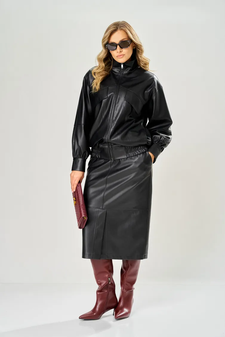 Kurtka Ava fashion #M-230 chernyj