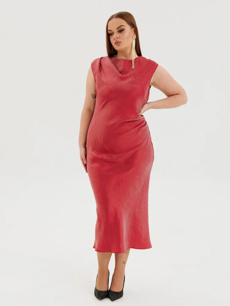 Sukienka Anastasia MAK #1317 krasn
