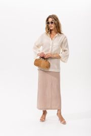 Блузка Romgil арт. РТ0159-ВИ4 молочный шоколад