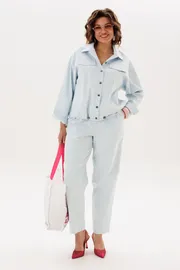 Trousers Anelli Laurel #1853 vozdushnyj oblachnyj