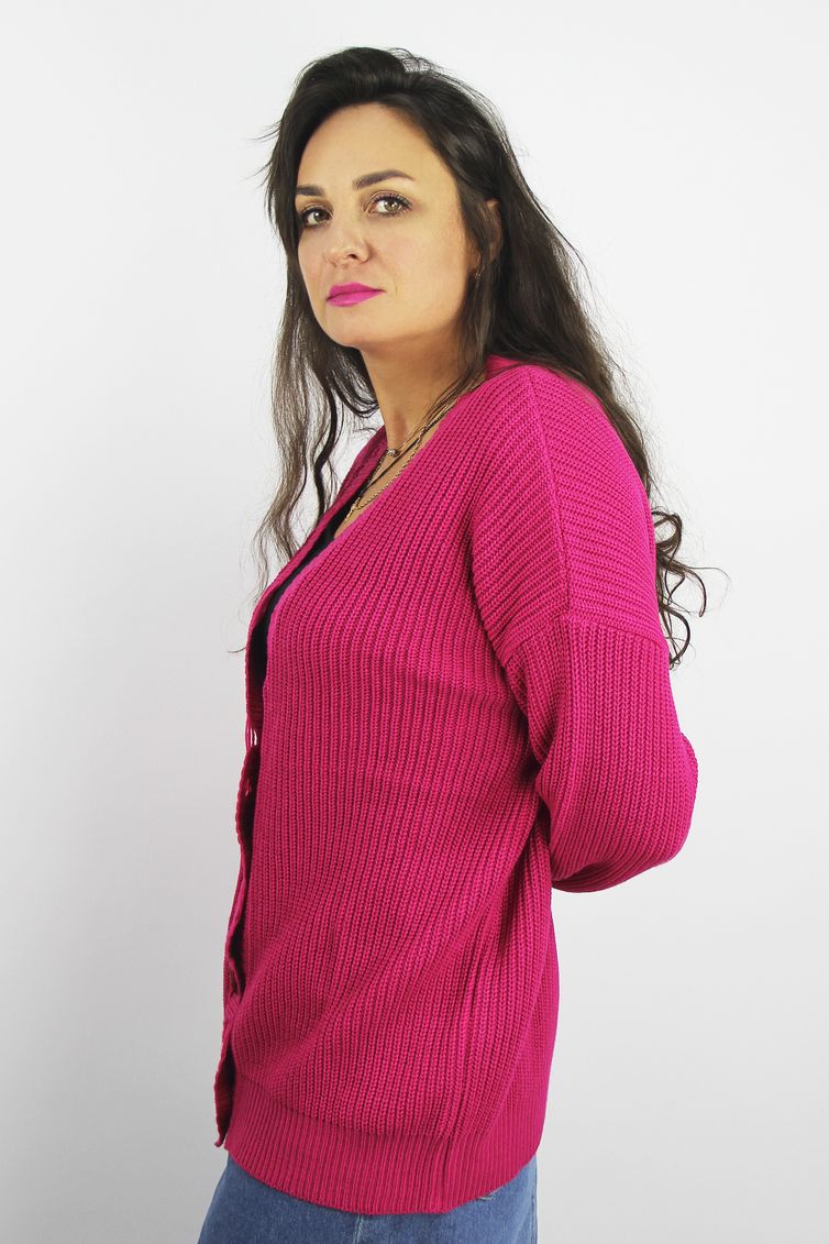 Кардиган Полесье арт. С2804-23 3С3228-Д43 малиновый сорбет 158