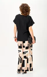 Комплект Michel Chic 1384 песочно-черная графика