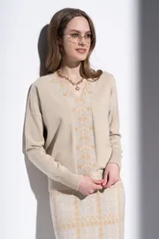 Джемпер Barbara Geratti арт. С1203BGВ песок/голубой