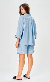 Костюм Ava fashion М-218 голубой