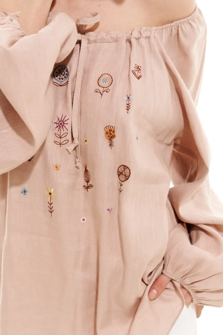 Blouse Elletto Life #3706 bezh
